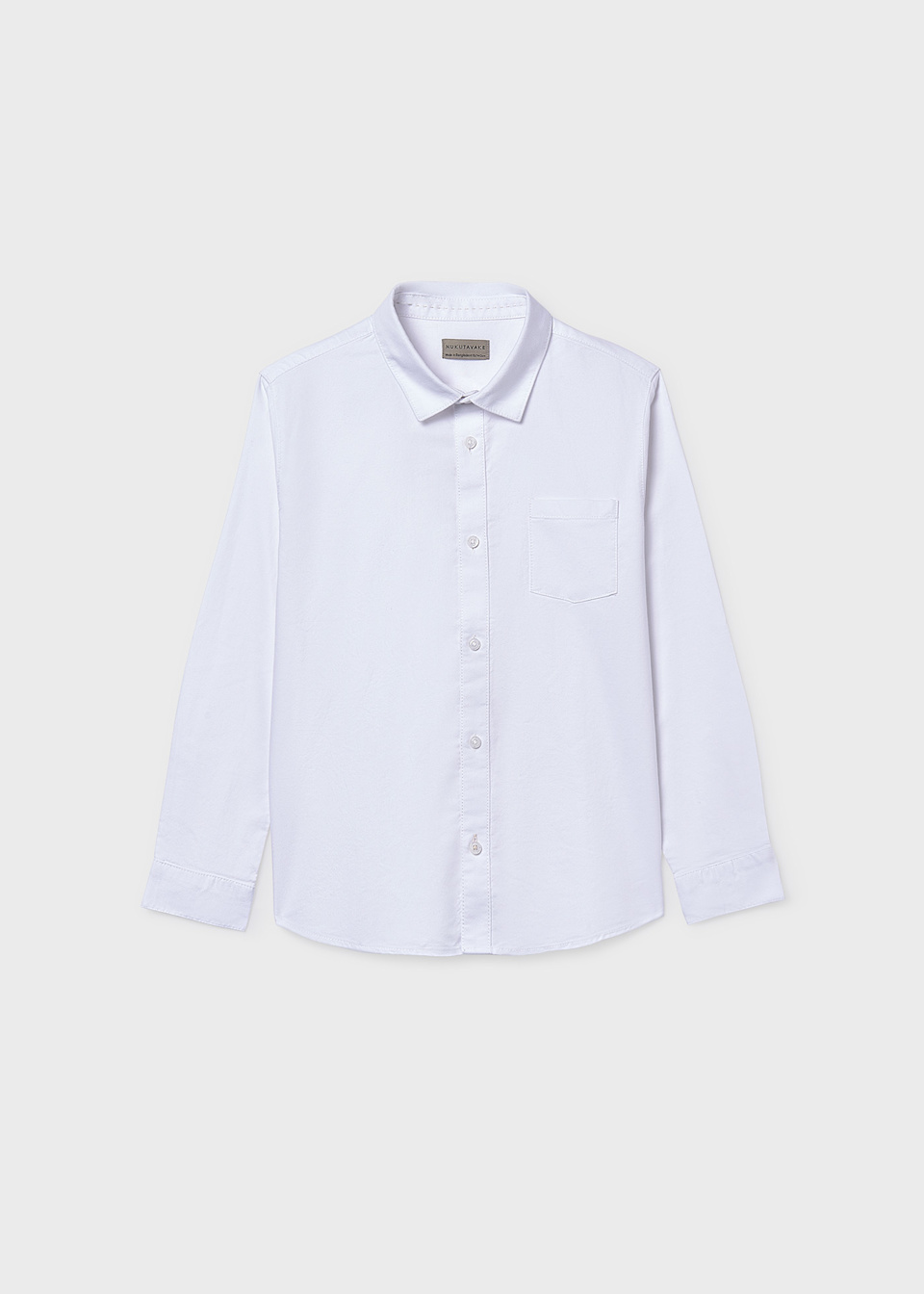 Boy plain oxford shirt