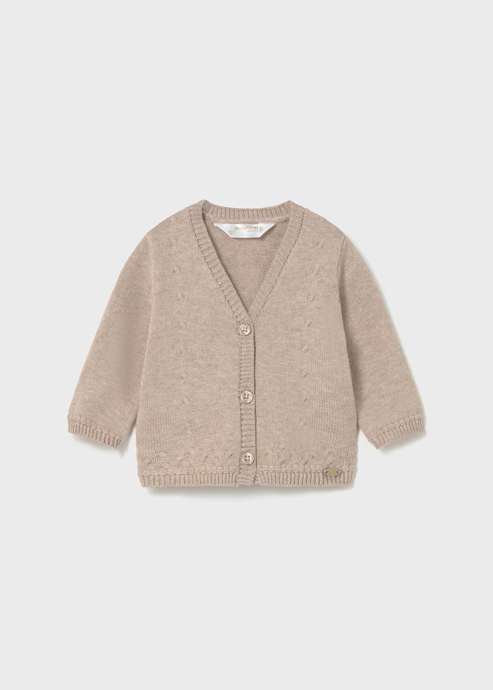 Newborn knitted cardigan