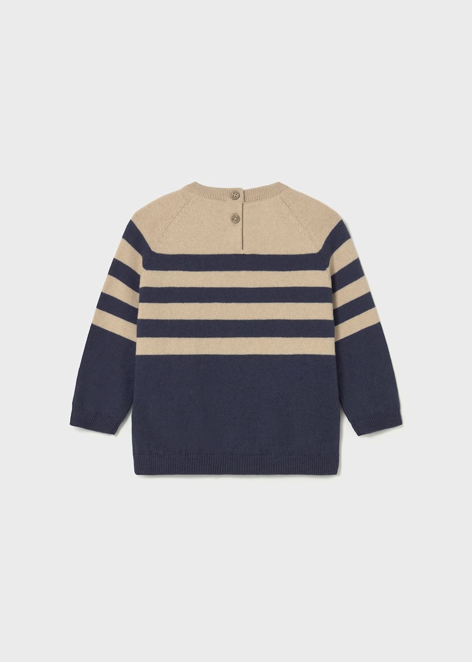Baby block striped jumper