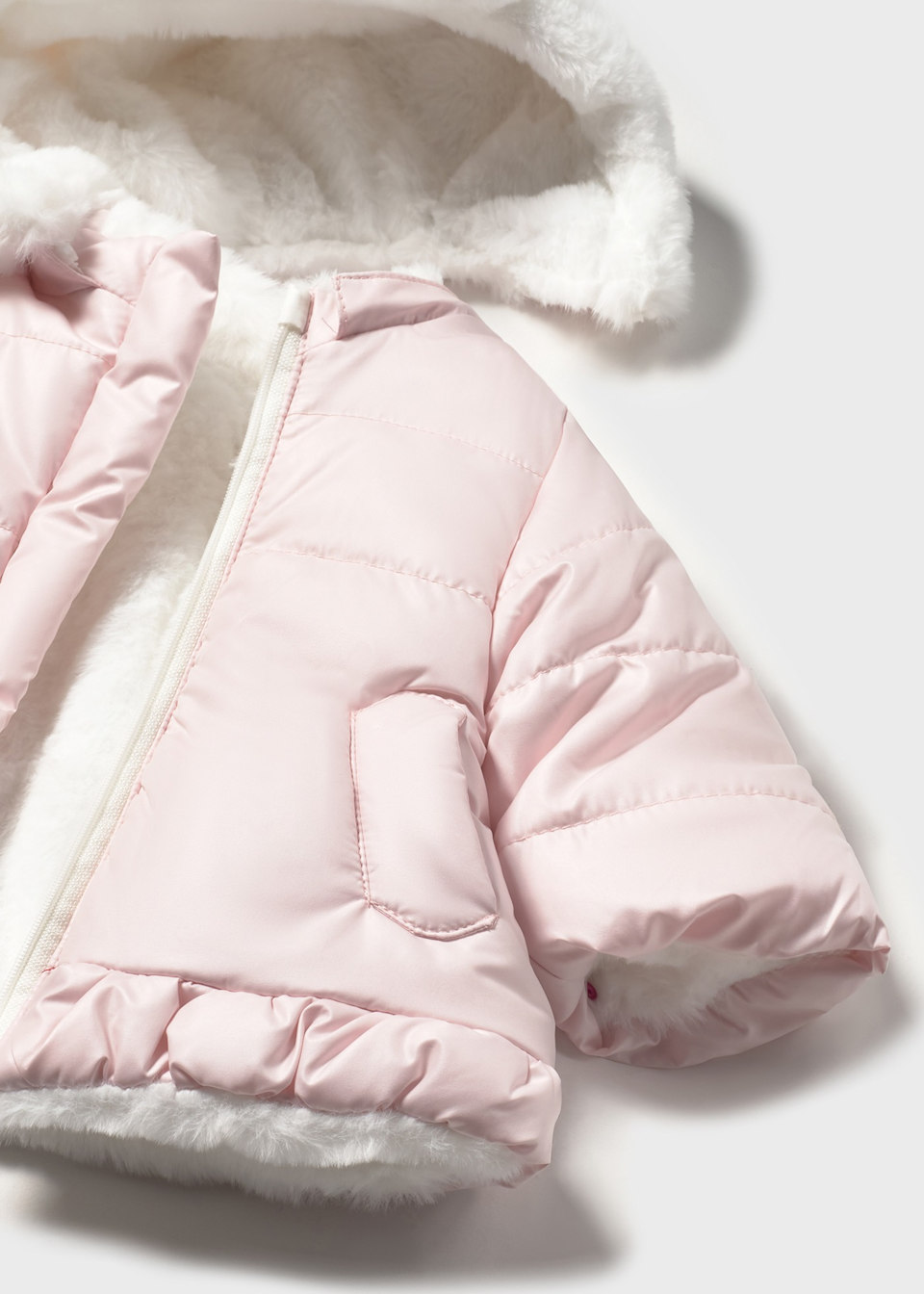 Newborn reversible coat