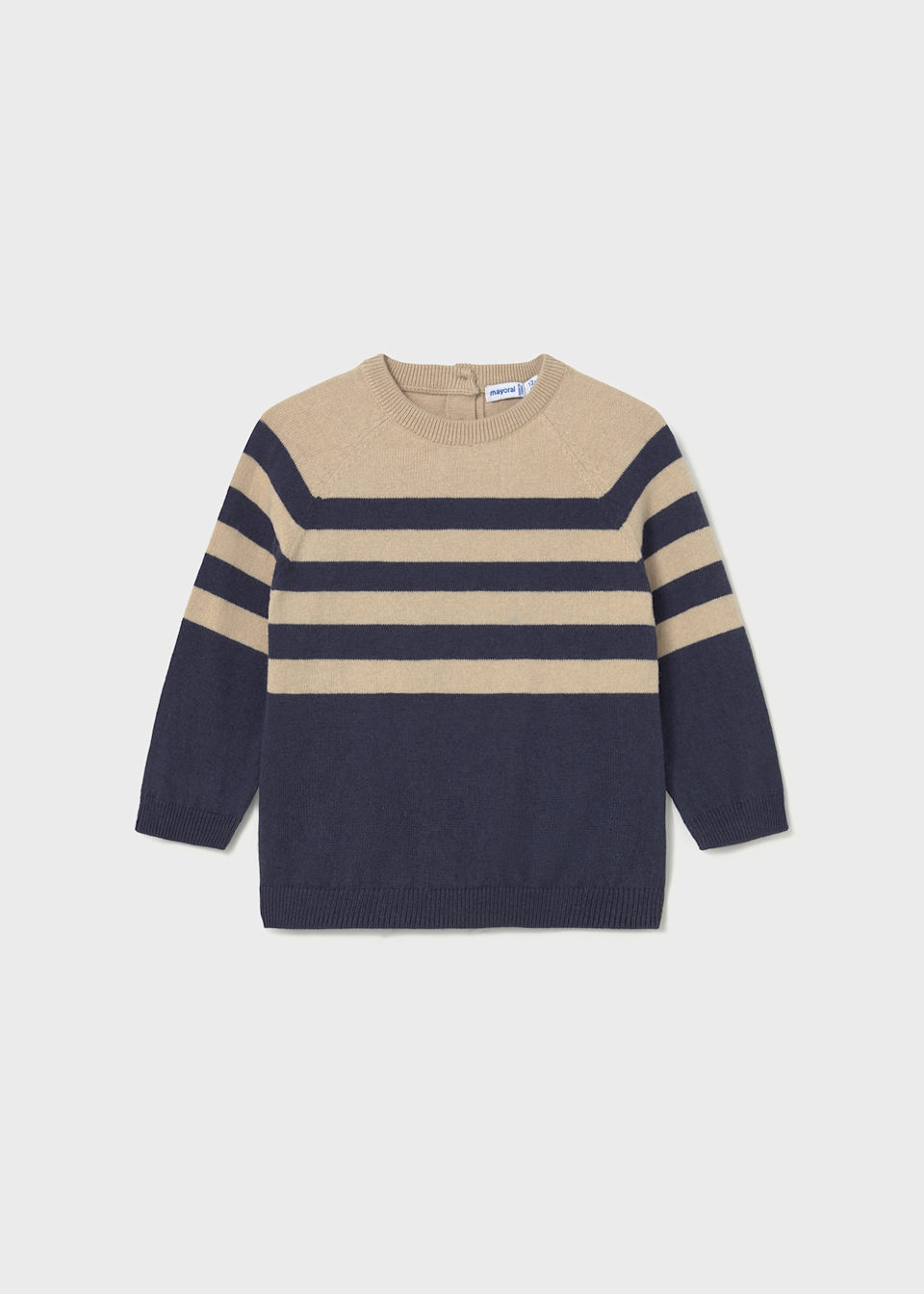 Baby block striped jumper