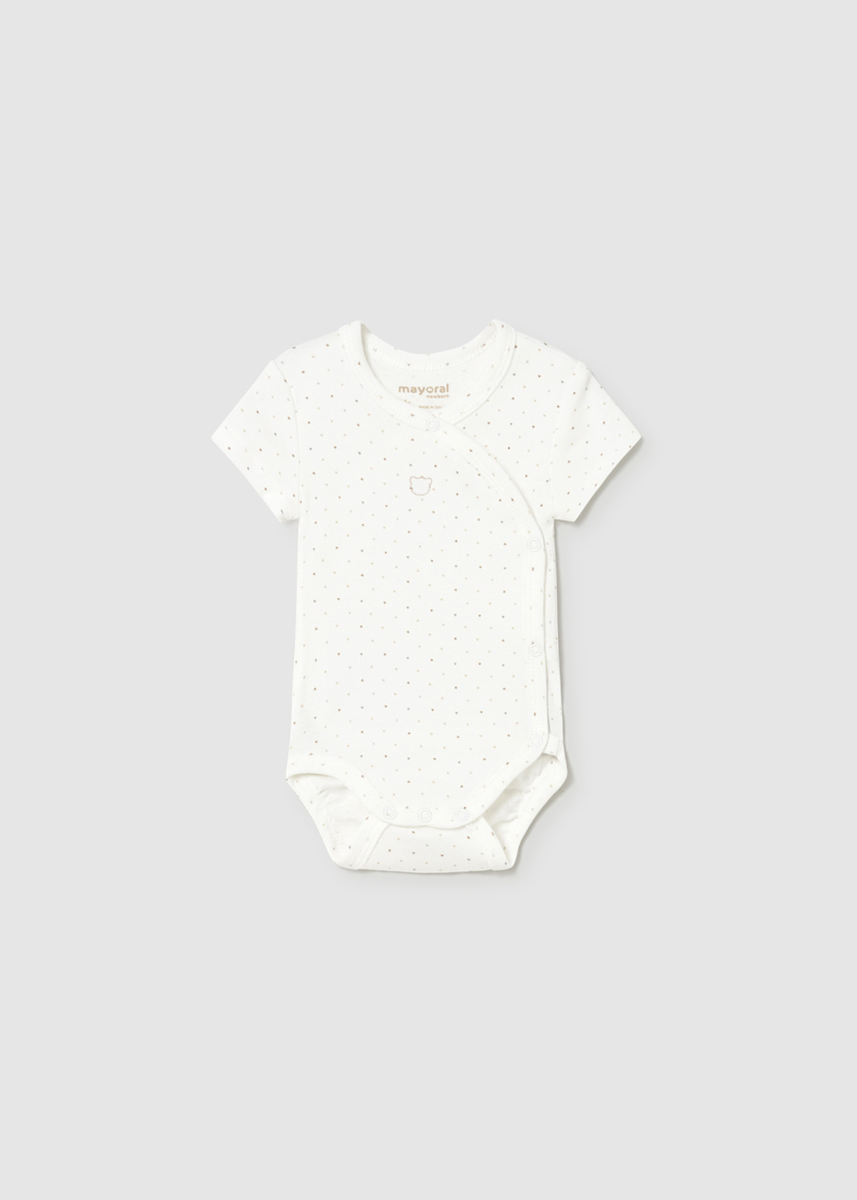 Newborn unisex short sleeved bodysuit