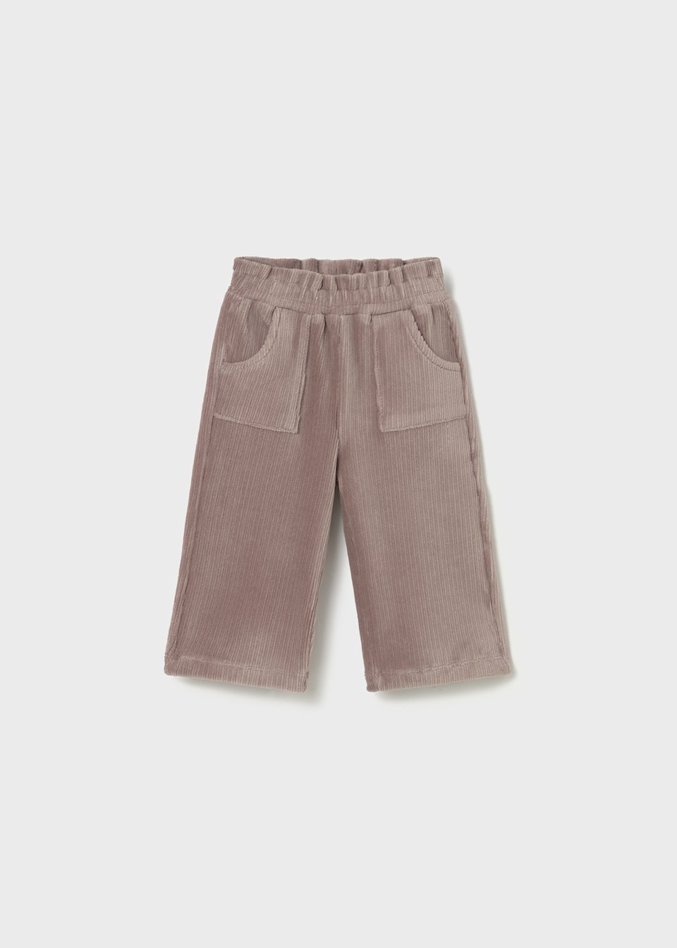 Baby corduroy knitted trousers