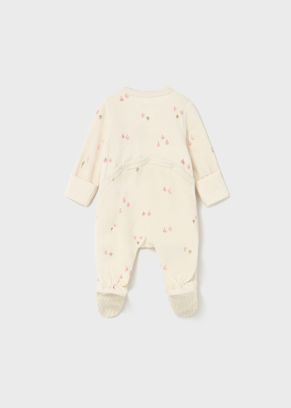 Newborn unisex romper with feet