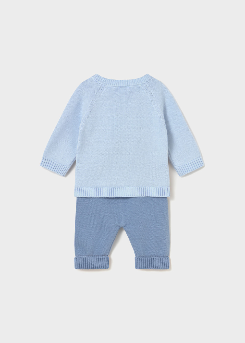 Newborn knitted jumper and trousers set