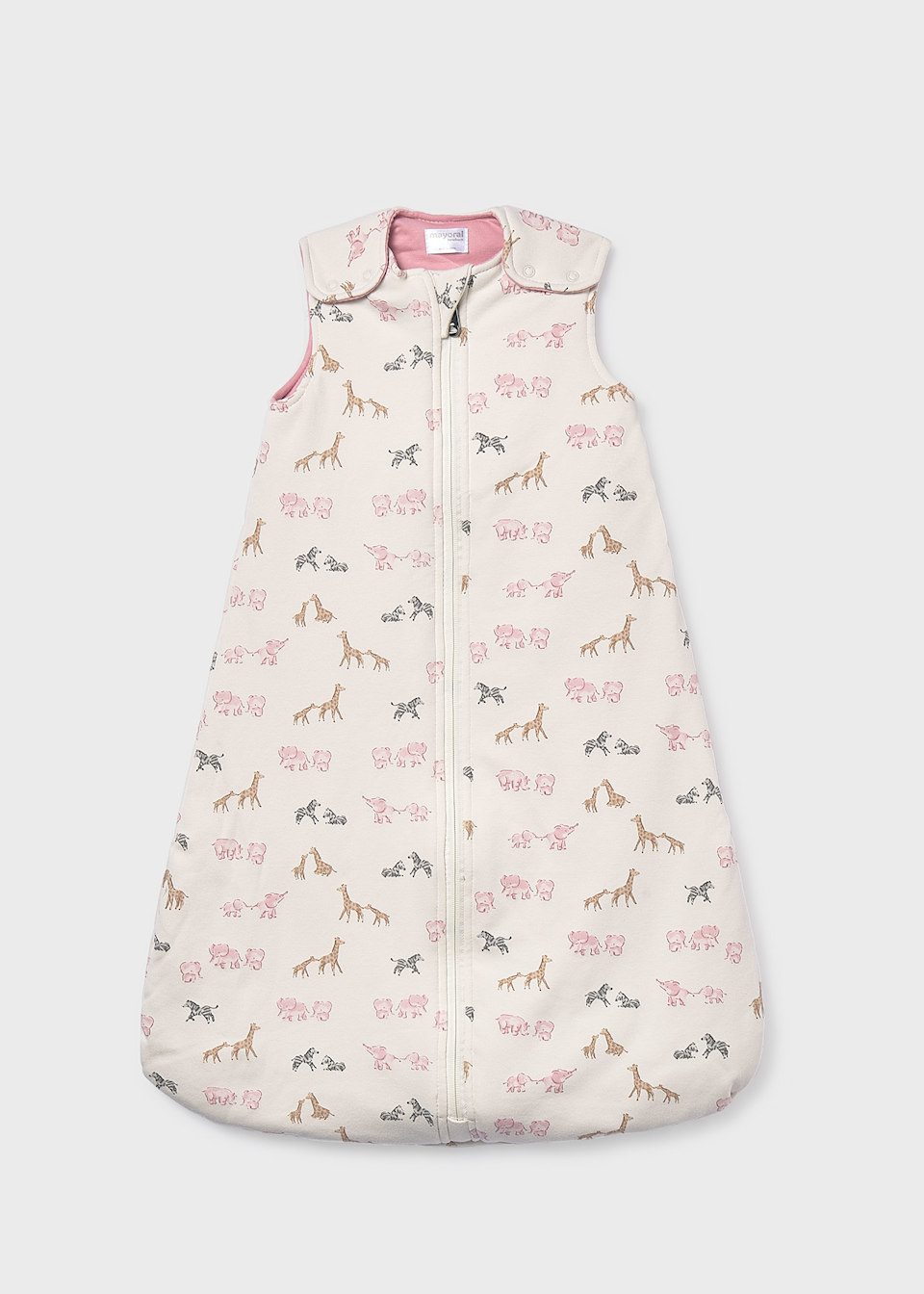 Baby print sleeping bag