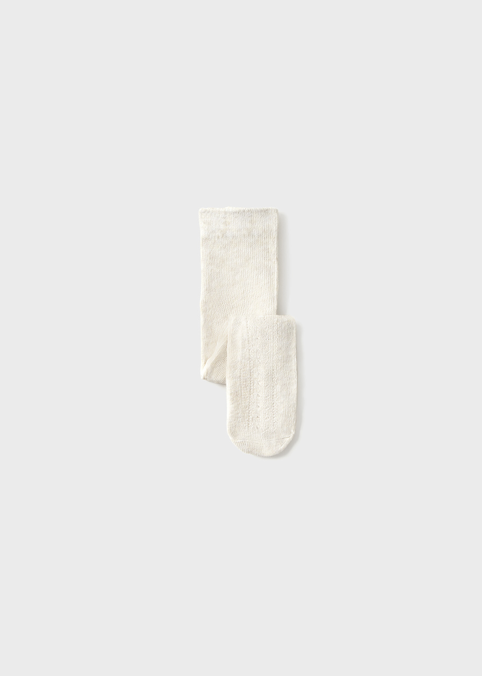 Newborn openwork knit tights
