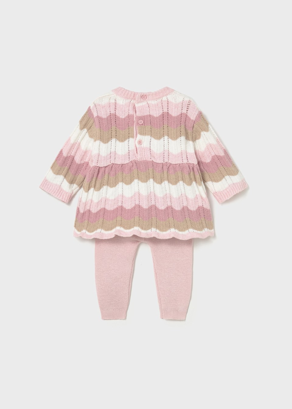 Newborn print jumper and trouser set