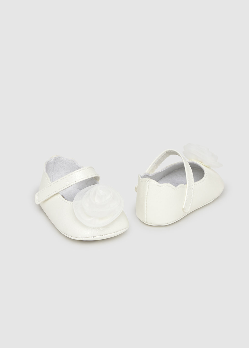 Newborn Girl Flower Mary Janes
