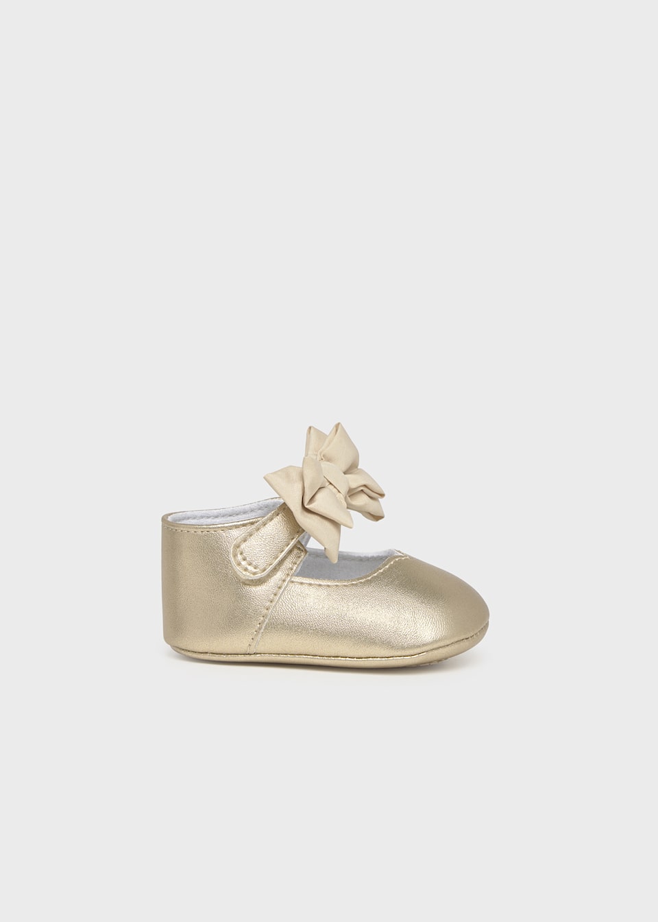 Newborn girl bow Mary Janes