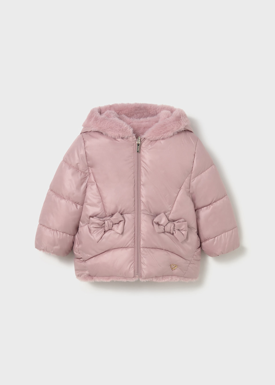Manteau de fourrure réversible bébé