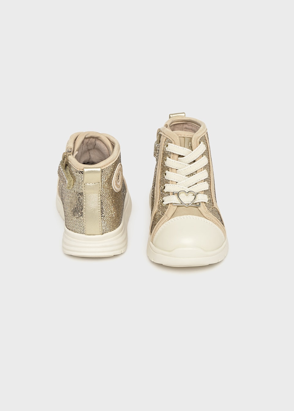 Baby glitter thick sole shoe
