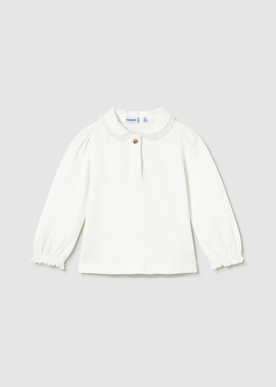Baby long sleeved polo shirt