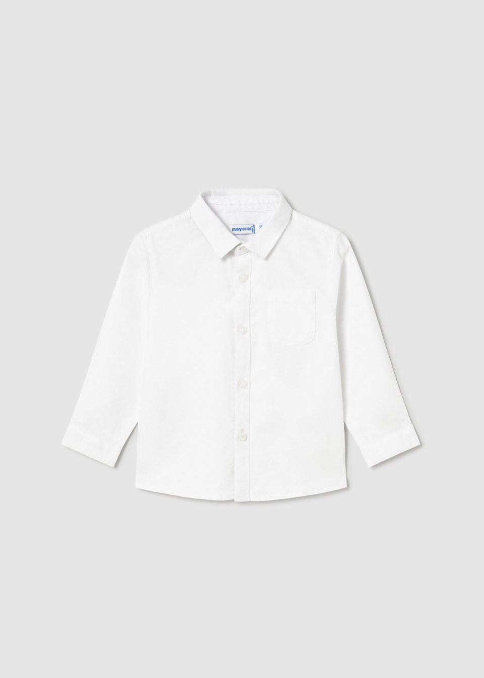 Hemd oxford einfarbig Baby