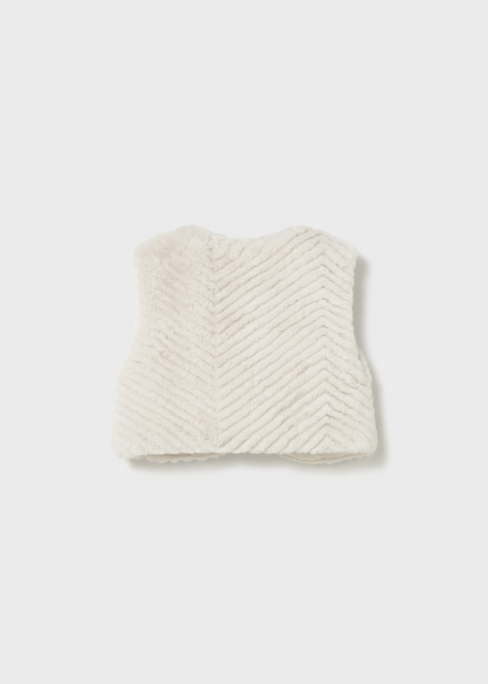 Baby soft fur waistcoat