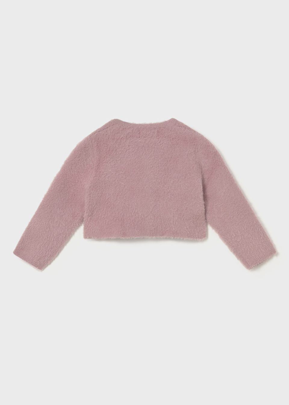 Baby fluffy knitted cardigan
