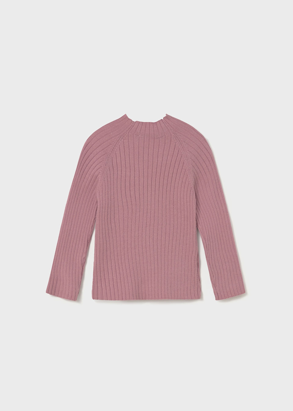 Babys knitted jumper with mid high neck