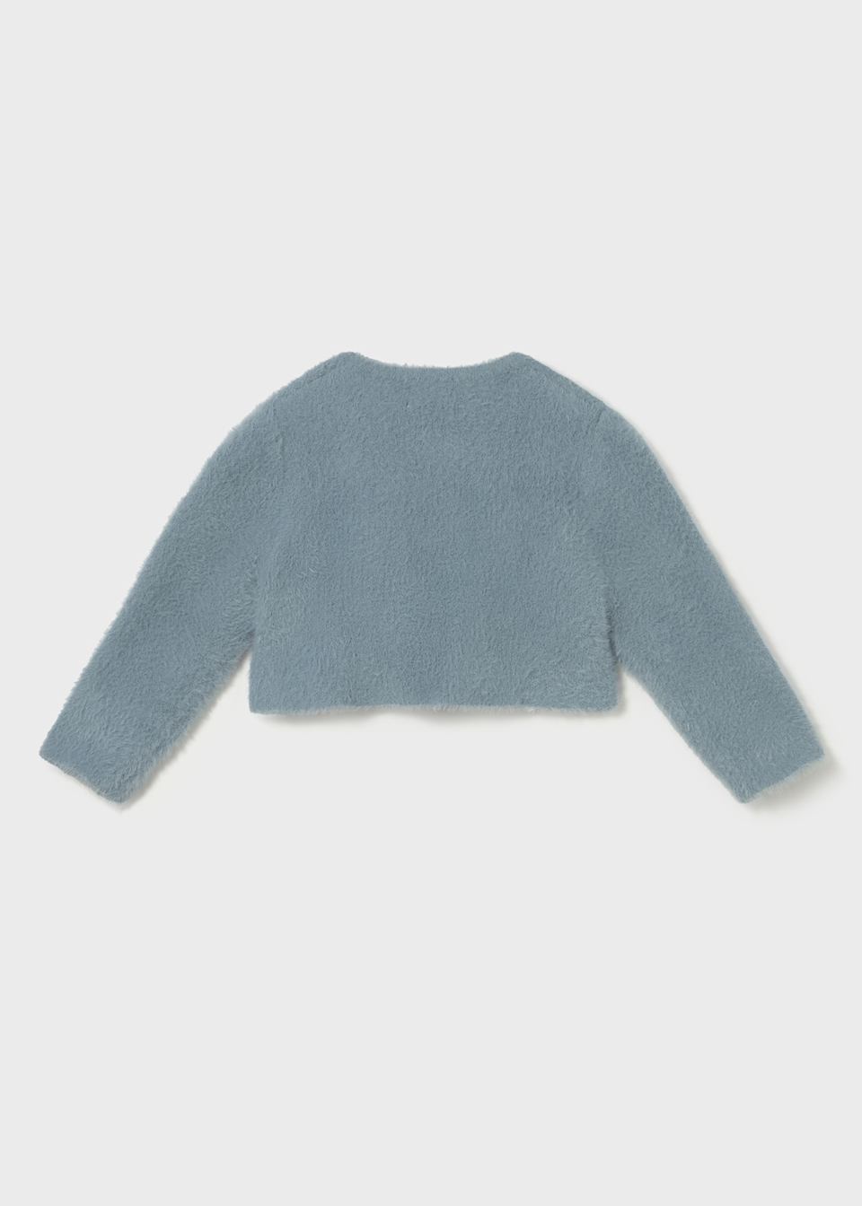 Baby fluffy knitted cardigan