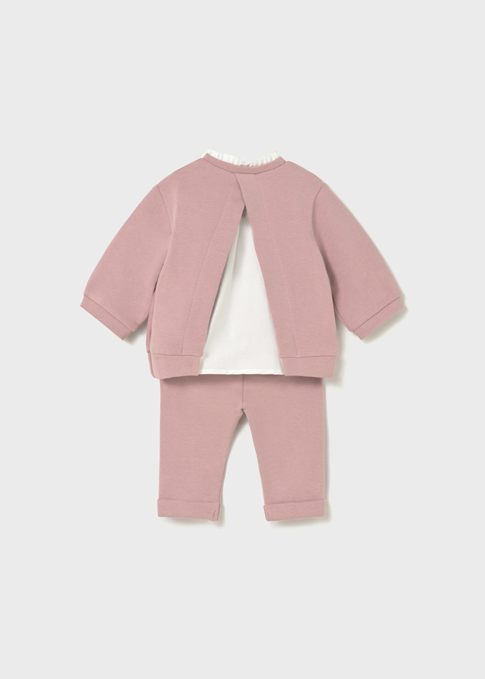 Newborn long trousers and jumper set
