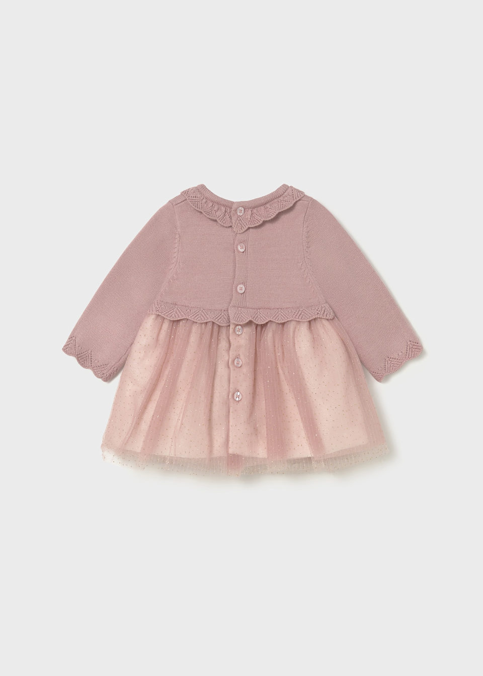 Newborn knit and tulle dress