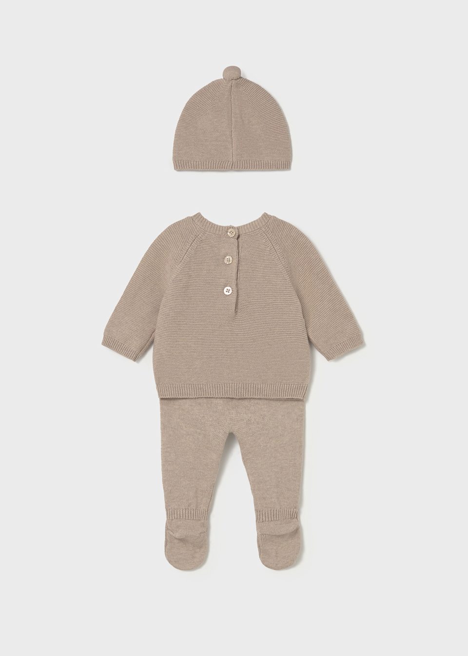 Newborn 3 piece footed trouser set