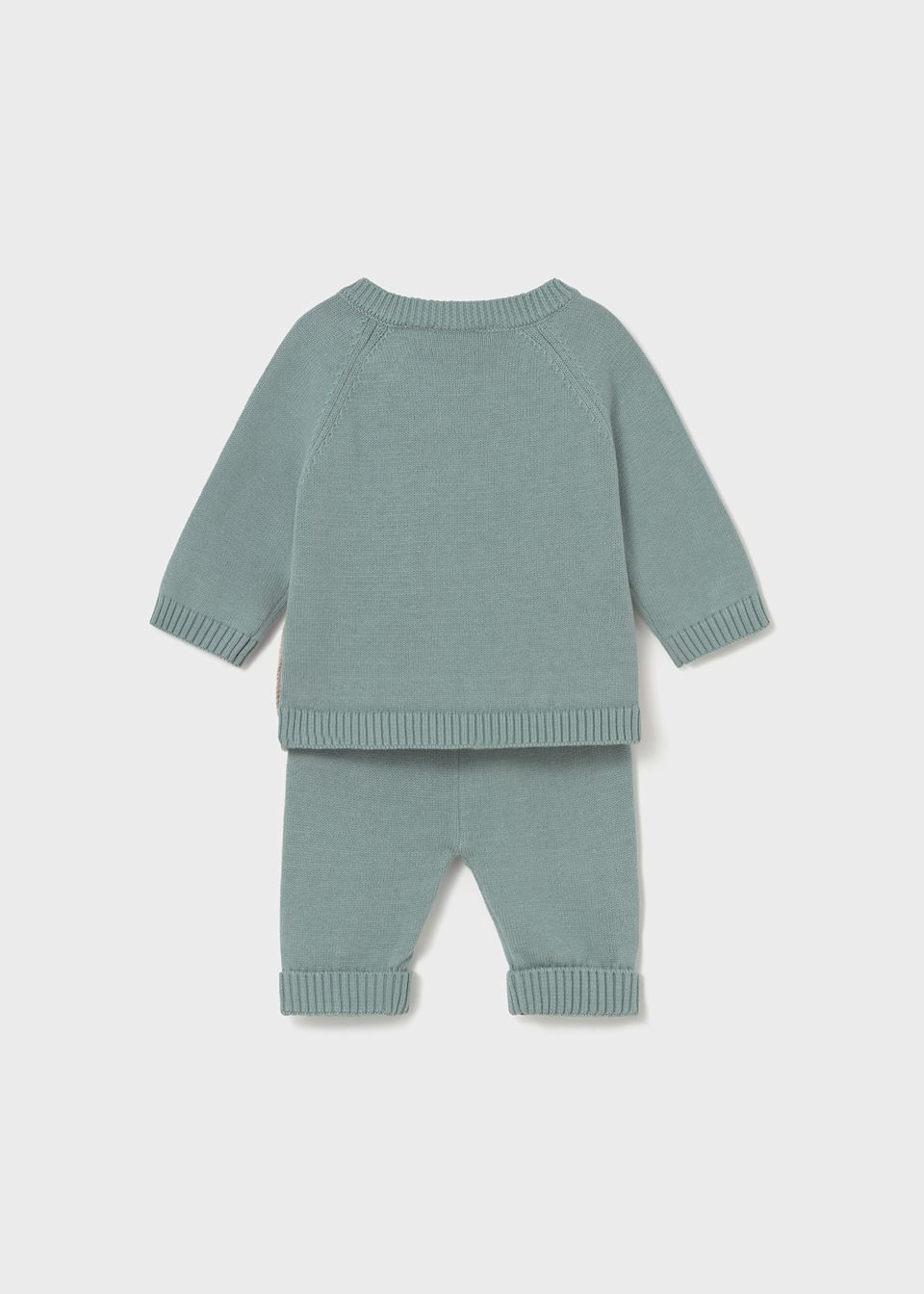 Newborn knitted jumper and trousers set