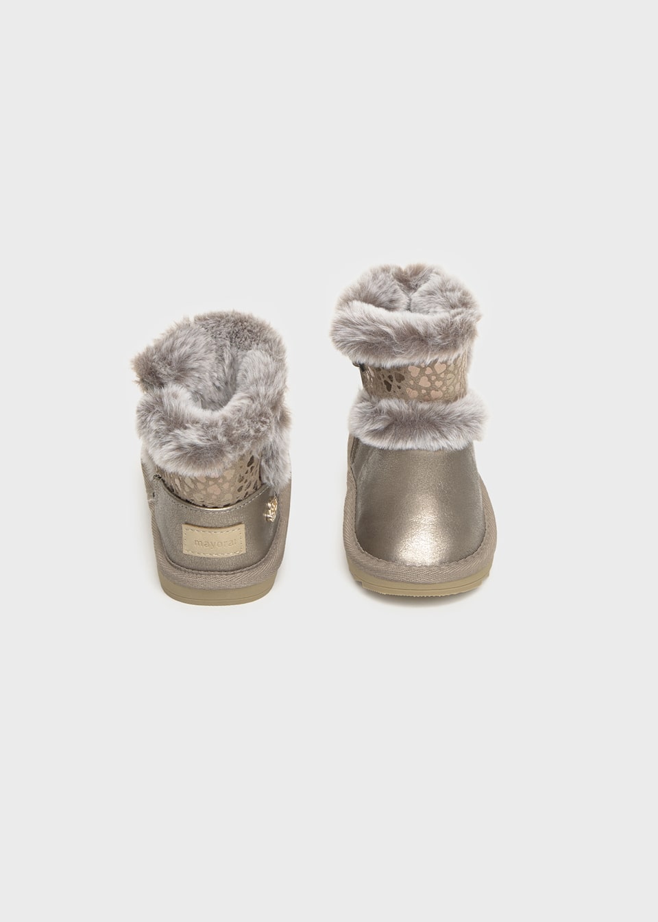 Baby fur lined boots