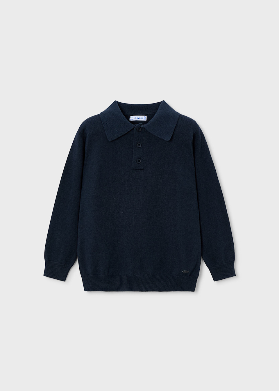 Boys knitted polo short