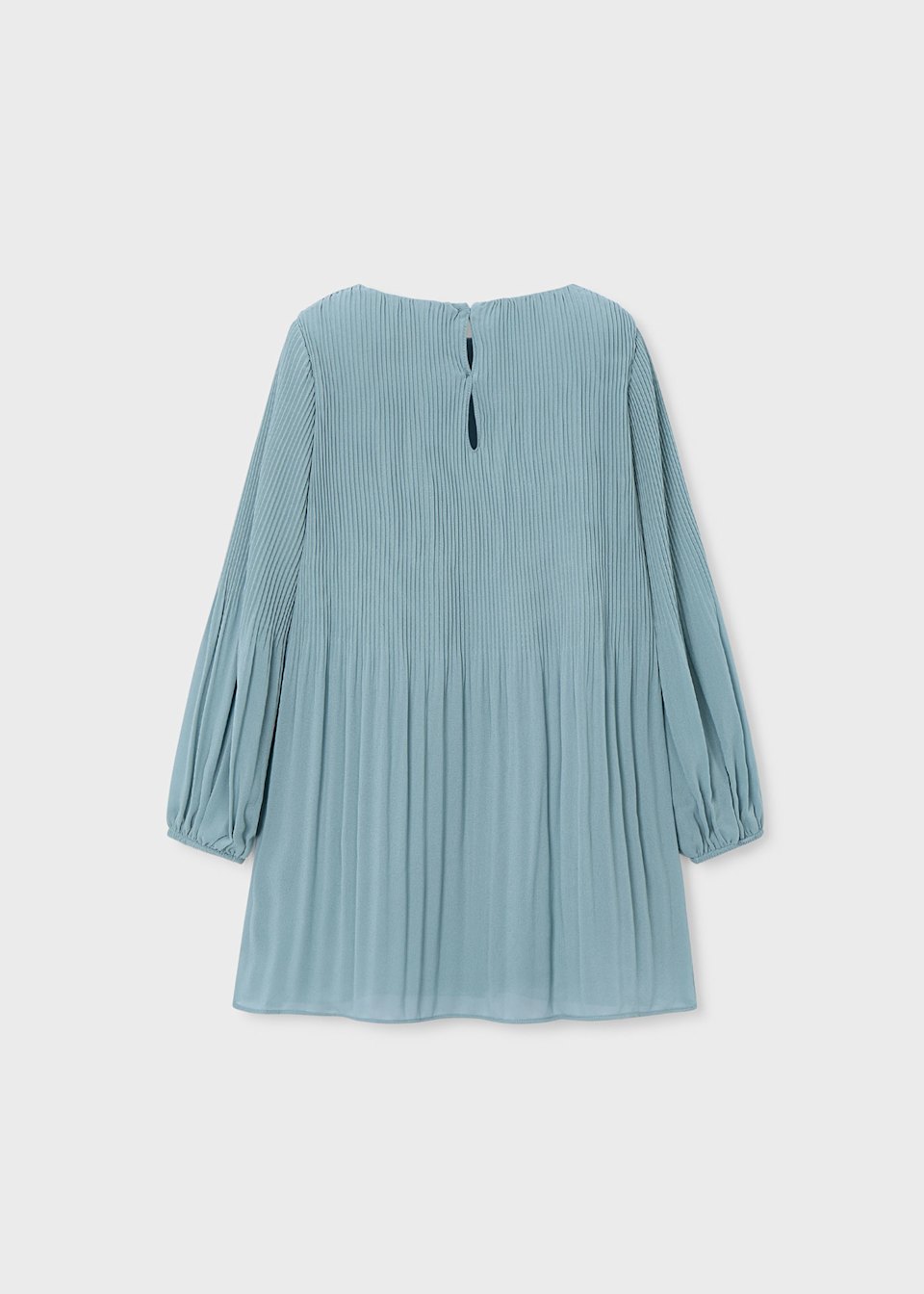 Girls pleated chiffon dress