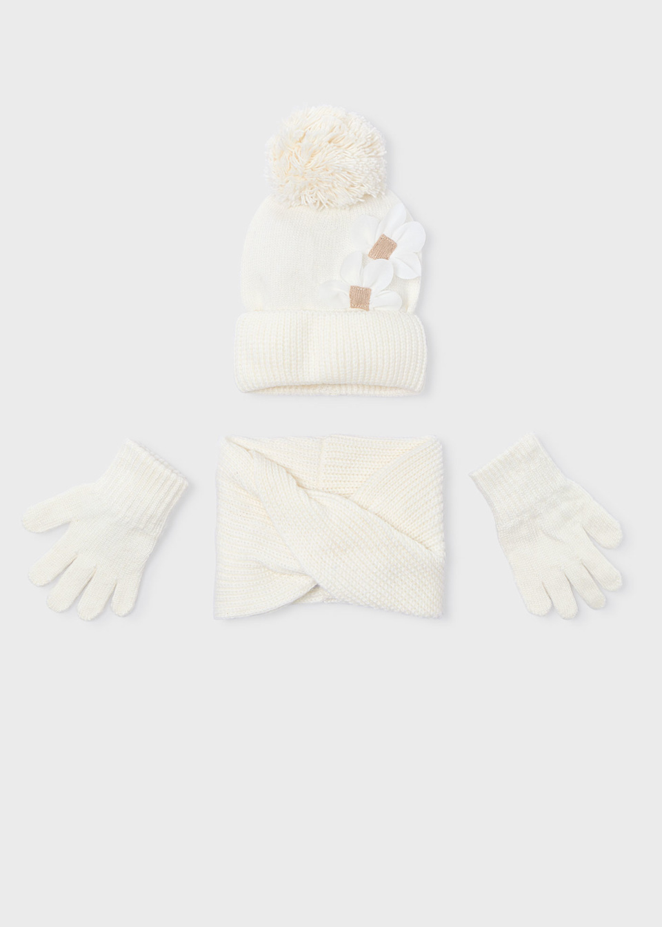 Girls 3 piece scarf set