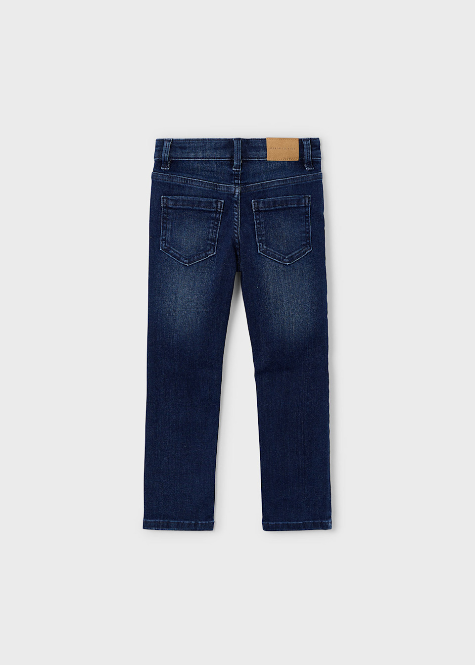 Pantalon en denim coupe ajustée basique garçon