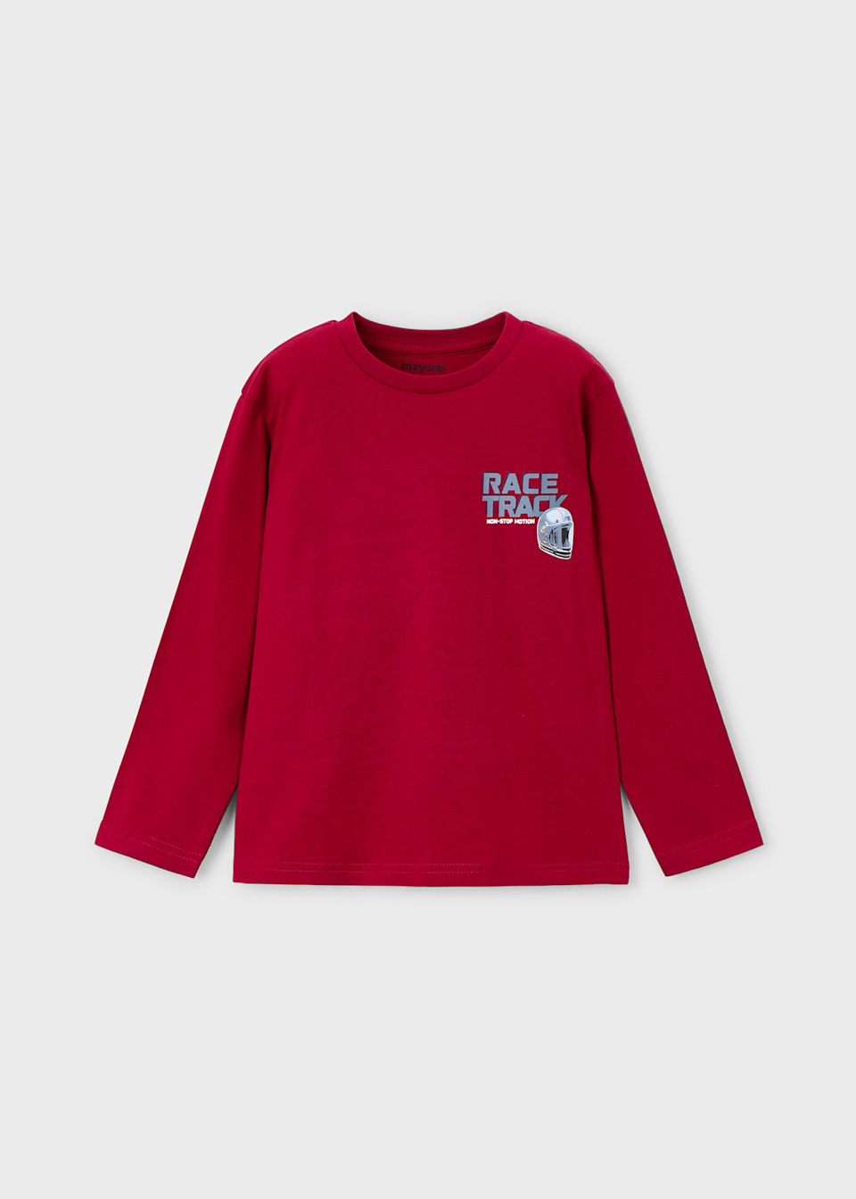Boys helmet motif t-shirt