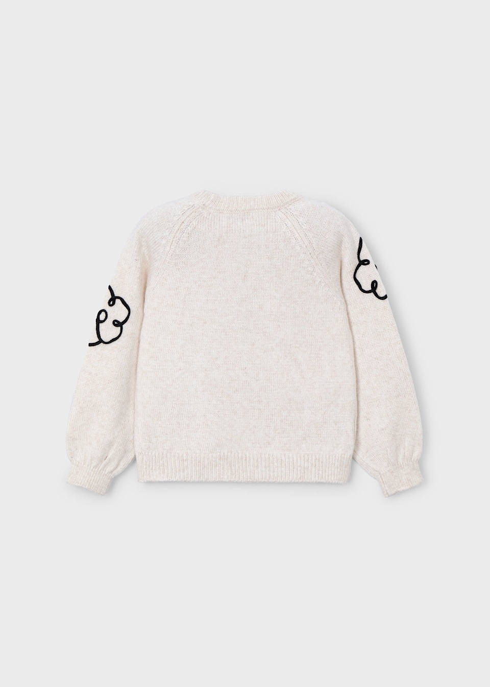 Girls flower appliqué jumper