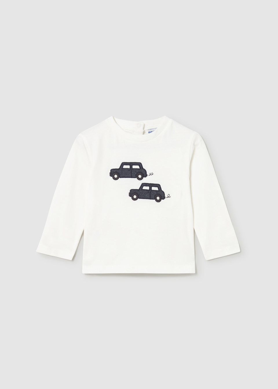 Babys car embroidered t-shirt