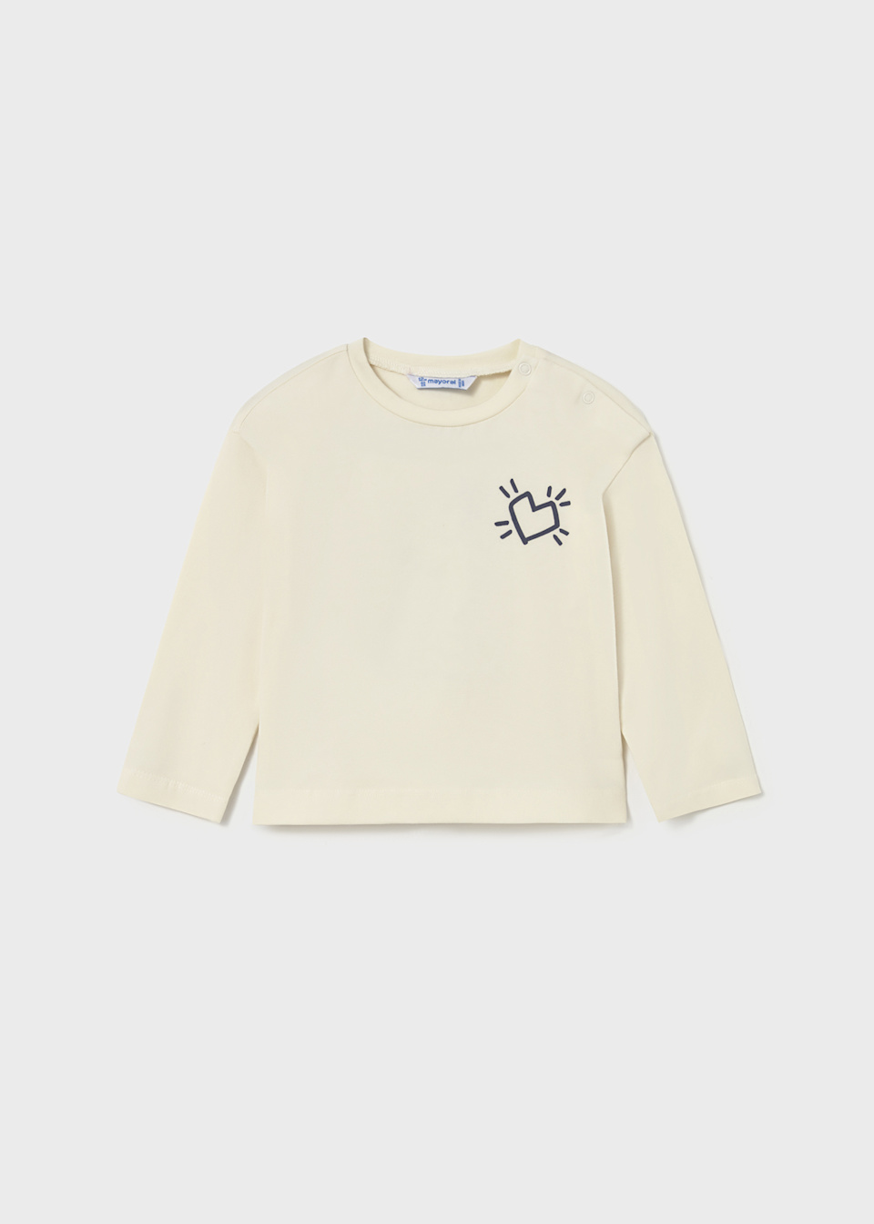 Babys shirt with motif on back