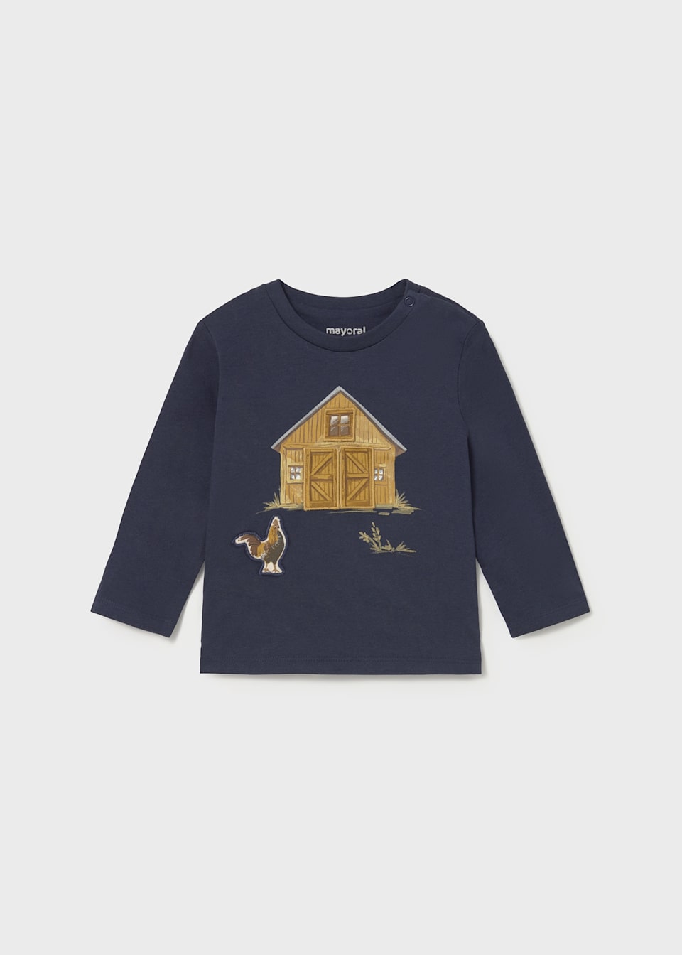 Baby interactive farm shirt
