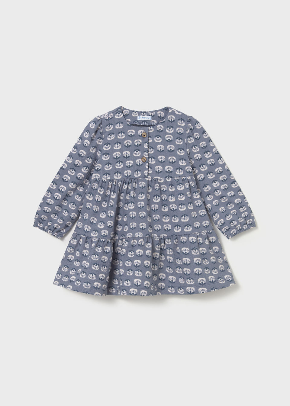 Baby structured knitted dress