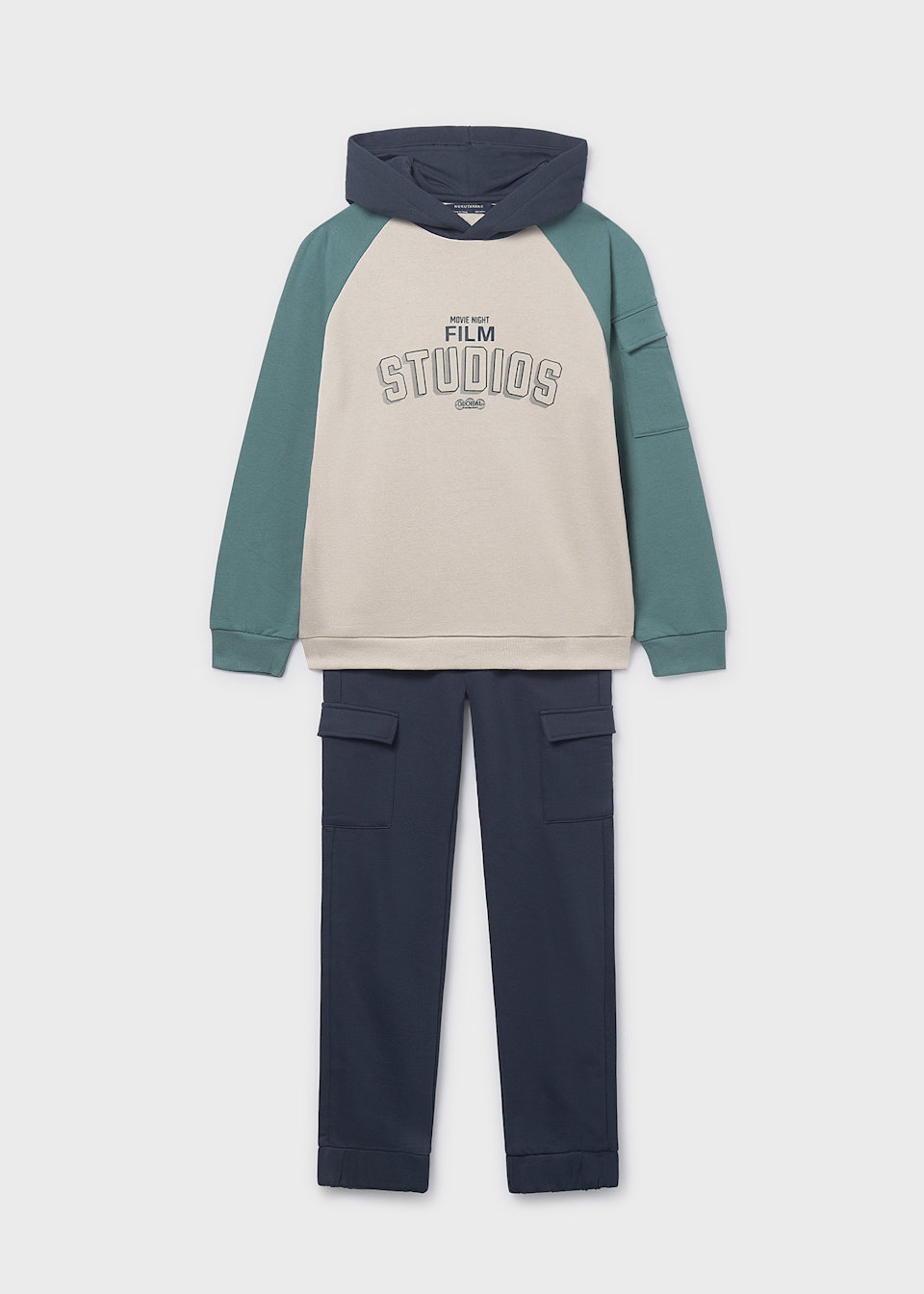 Unisex contrast tracksuit