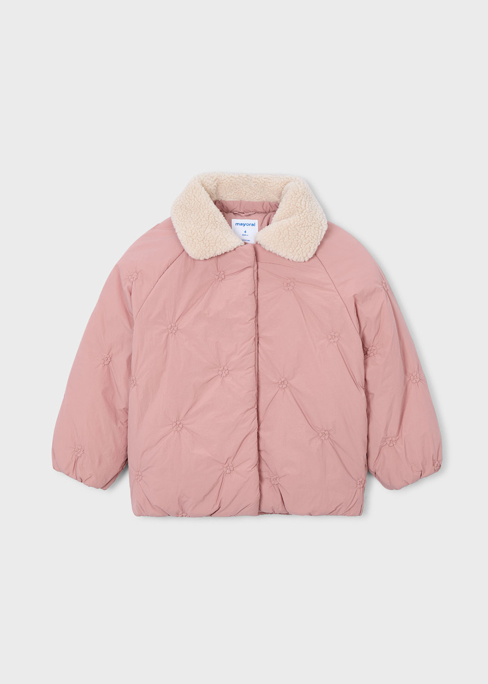 Girls microfibre coat