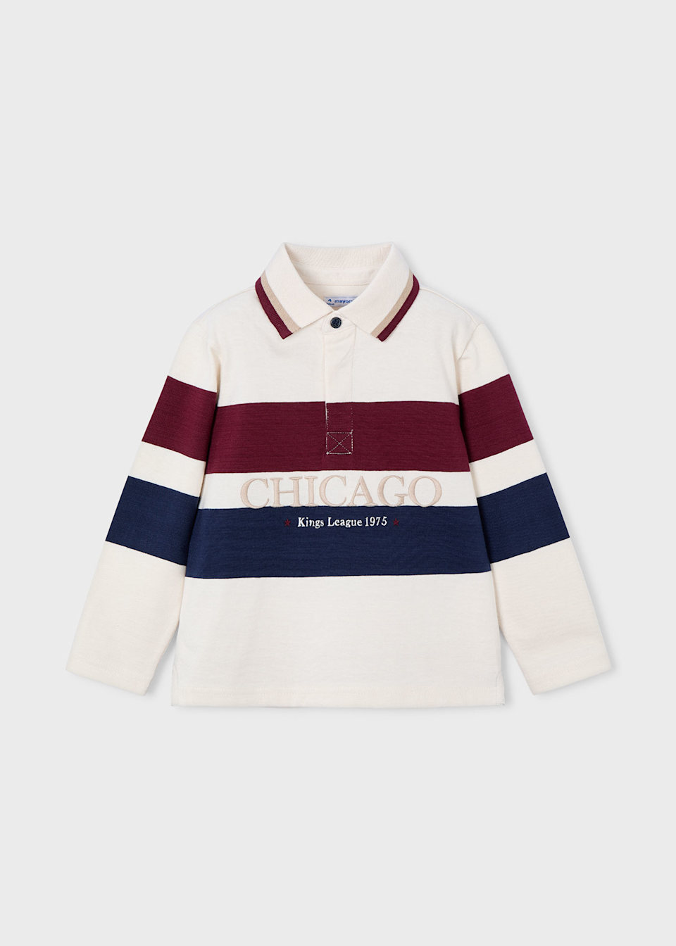 Boy striped polo shirt