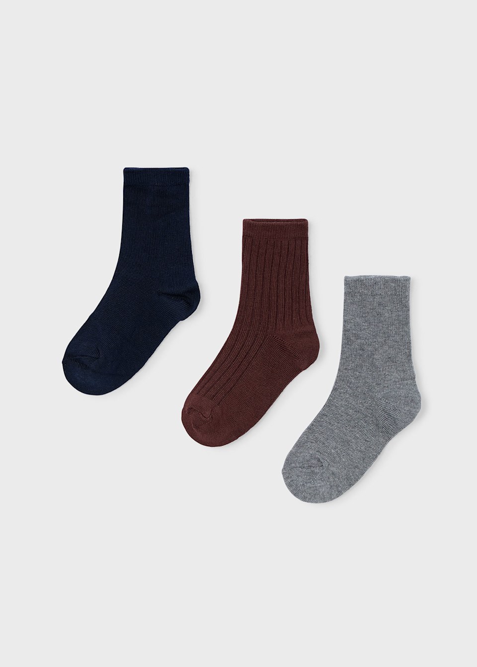 Lot de 3 chaussettes unis