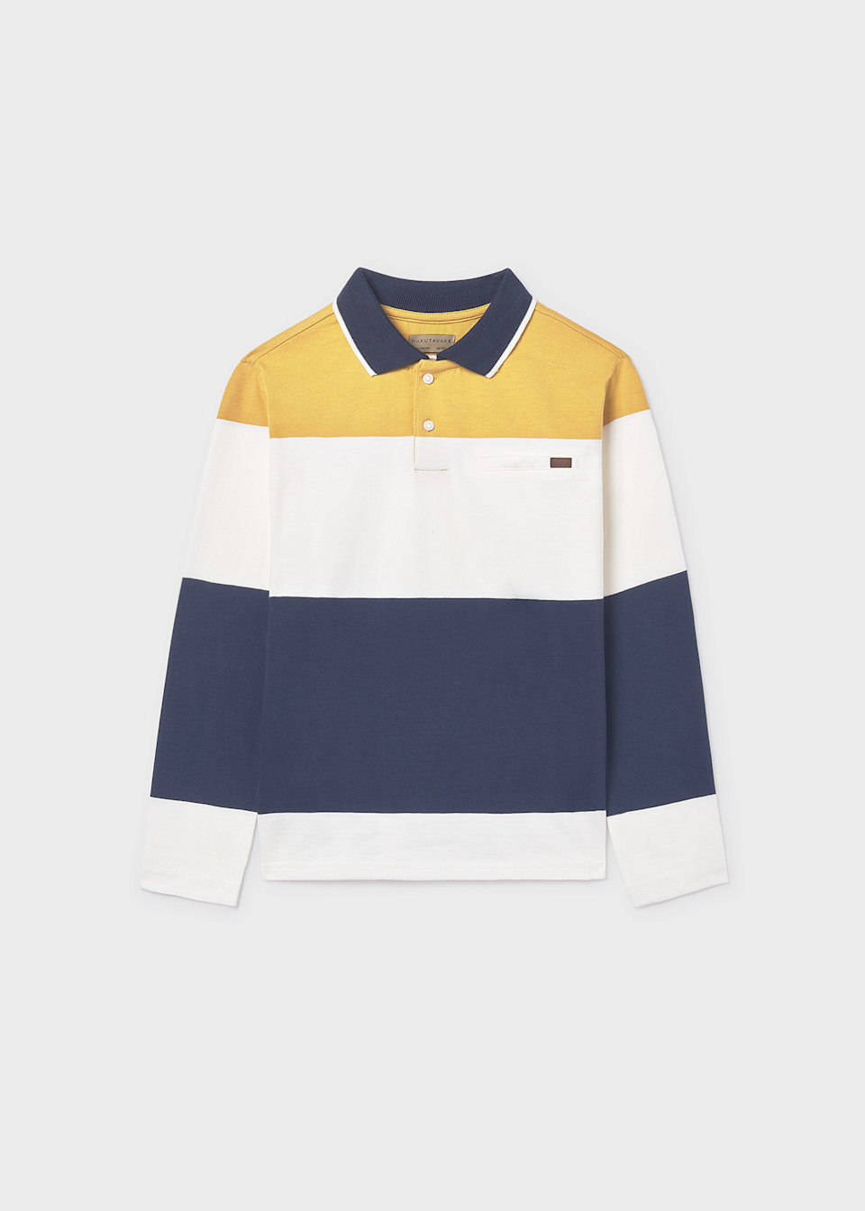 Polo maille rayé garçon