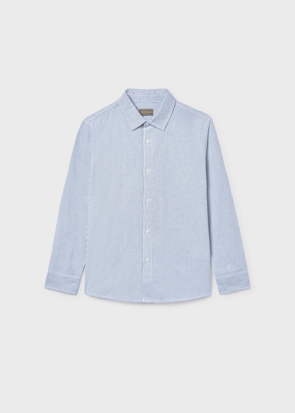 Boy mini stripe oxford shirt
