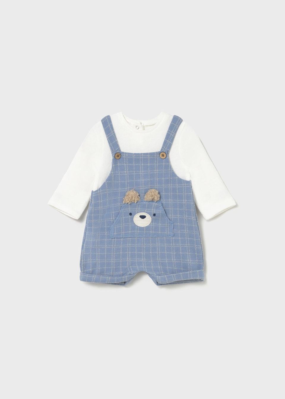 Newborn romper with pocket