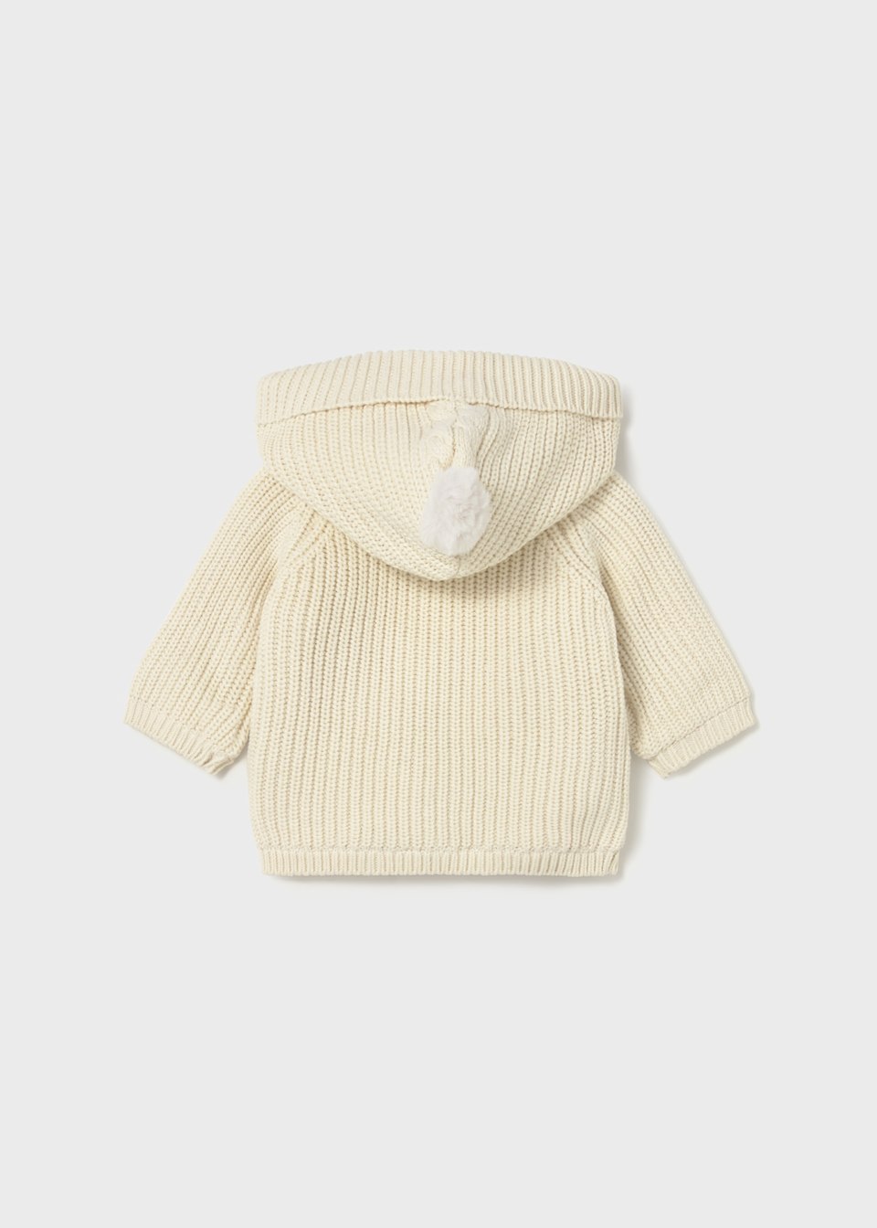 Newborn lined knitted cardigan