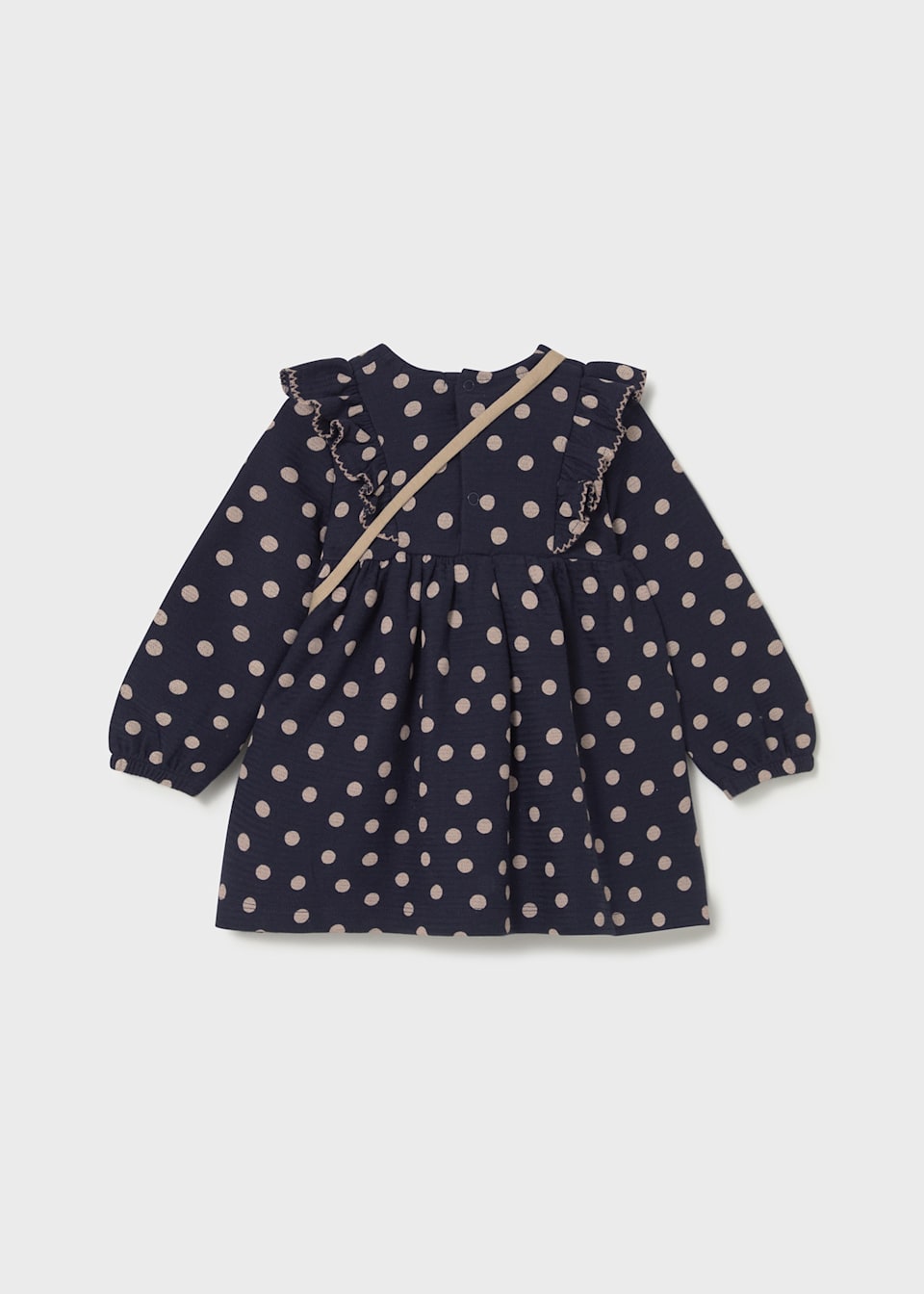 Baby printed dress with bag