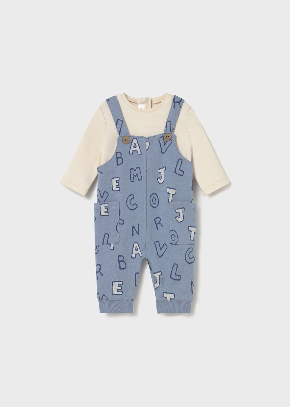 Pelele peto letras recién nacido