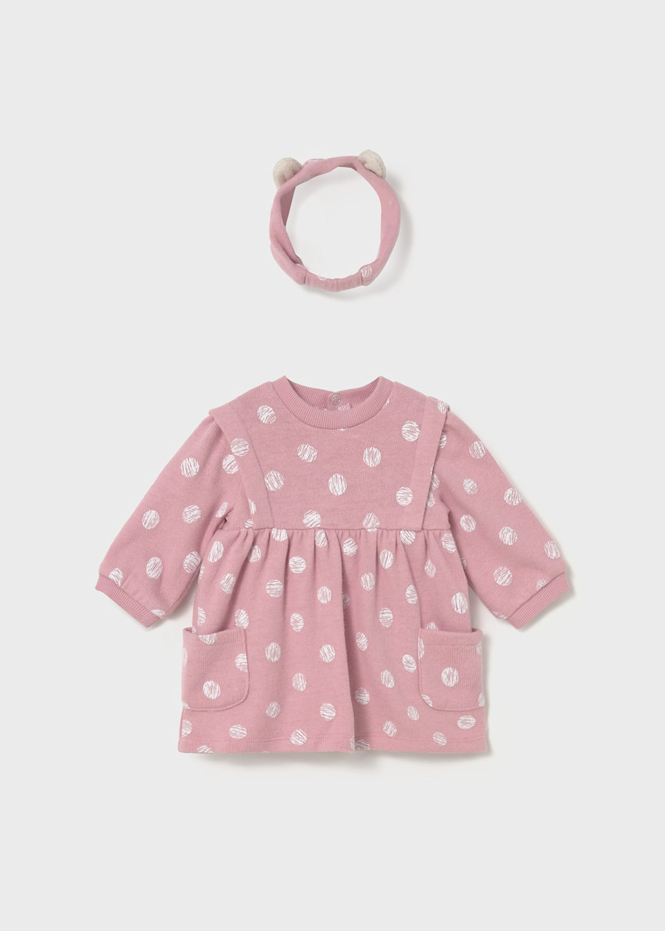 Newborn dress with headband