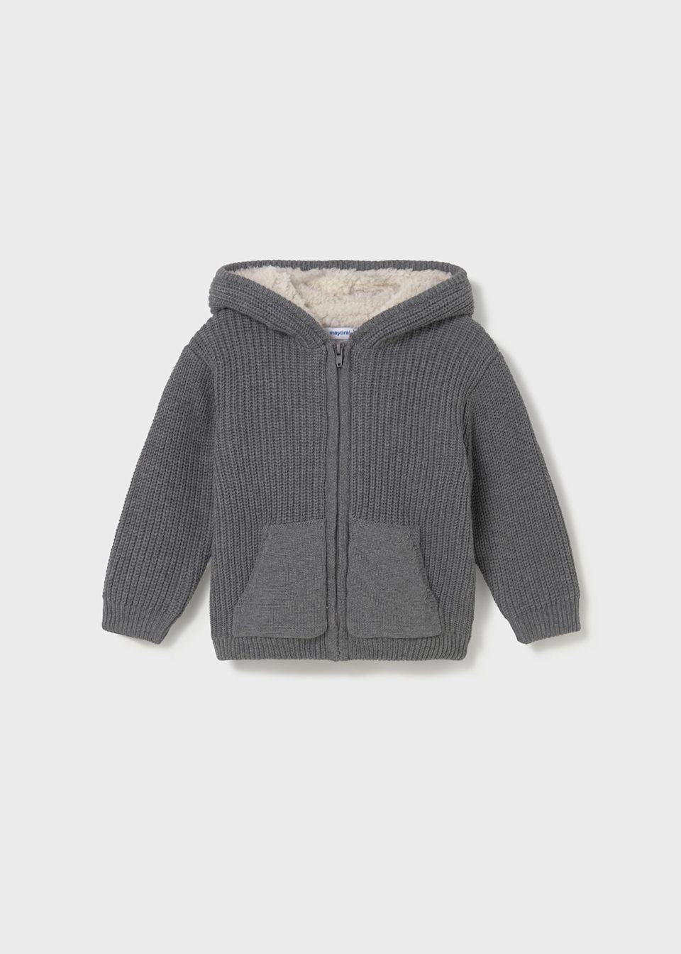 Baby knitted hoody with ears