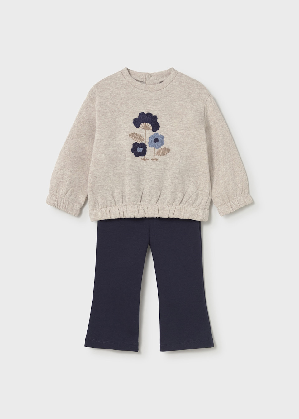 Baby legging and bell sleeve jumper set